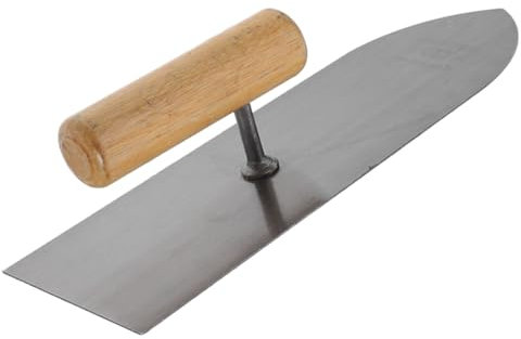 DOITOOL Trockenbau Glättkelle aus Stahl mit Holzgriff Tragbar und Robust für Gipskartonplatten Heimwerker und Bauarbeiten