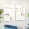Gecheer Magnetisches Whiteboard Klappbar 100x80x1,7 cm Aluminium, Magnetisch Magnettafel Magnetwand Wandtafel Pinnwand Memoboard Präsentationstafel Schreibtafel