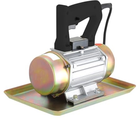 250W Betonrüttler, Mini-Betonvibratormotor 3500 U/min Elektrischer Betonflachplattenvibrator Kunststoff Langlebiger Handheld Beton Vibratormotor Klein Betonplattenrüttler für Bodenfliesen