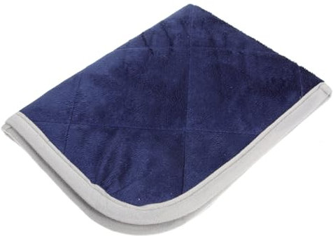 IMIKEYA Self Warming Pet Heating Pad Lightweight Portable Heated Blanket for Cats and Dogs No Batteries Needed for Home Travel and Outdoor Use with Grey Trim