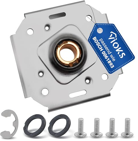 VIOKS Lager Achslager Ersatz für Bosch Siemеns 00618931 00600428 Trommellager - Lagersatz Trommelwelle Achse Lagerung für Trockner Wäschetrockner Kondenstrockner