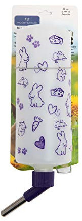 Lixit Wasserflaschen für Kaninchen, Frettchen, Meerschweinchen, Hamster und andere Kleintiere, wetterfest, 900 ml