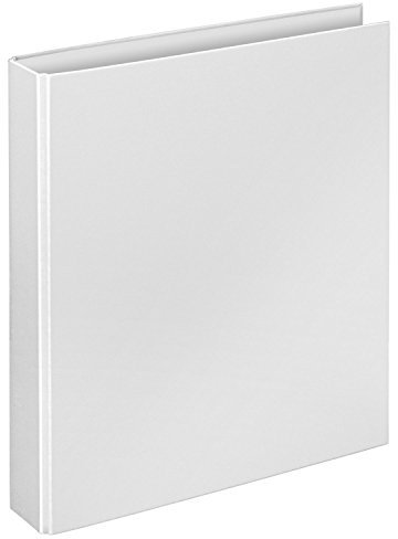 Veloflex 4141090 Ringordner Basic, Ringbuch, Ordner, Hefter, DIN A4, 280 x 315 x 65, 4-Ring-Mechanik, weiß