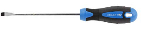 HÖGERT HT1S014 - Destornillador plano (6 x 150 mm), color azul y negro