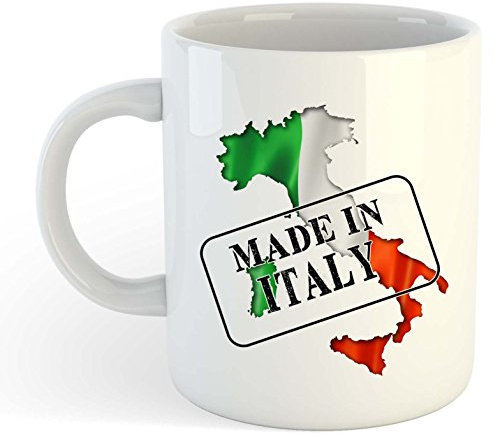 grabmybits Made in Italy - Flag/Map/Country Mug