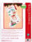 Dimensions 70-08978 Rentier und Igel, Kreuzstich, personalisiertes Weihnachtsstrumpf-Set, weiß, Aida-Zählmuster, 40,6 cm, Wolle, 16''