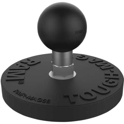 Base magnetica con diametro da 66mm RAM-MOUNT Tough-Mag RAM-B-MAG66U per superficie liscia