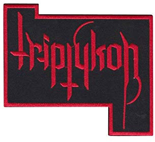 Triptykon Black Metal Death Band Patch Badge Embroidered Iron on Applique Souvenir Accessory