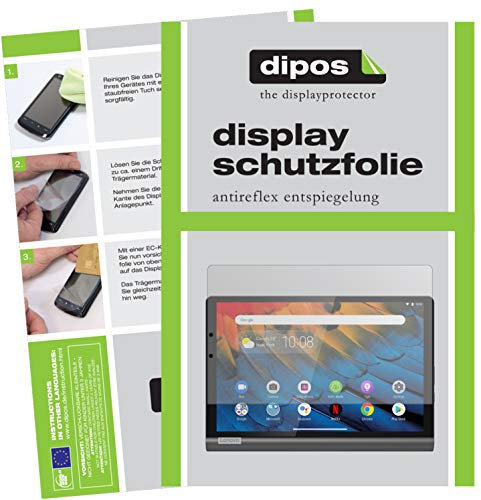 dipos I 2X Protector de Pantalla Mate Compatible con Lenovo Yoga Smart Tab 10.1 YT-X705F pelicula Protectora