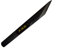 Couteau Kiridashi Japonais Droit Menuiserie Ebénisterie - Forgé Main au Japon - Droitier (Noire, 15 mm)