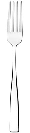 Monix BRA SIENA - Juego de 12 tenedores mesa, calidad 3 mm, acero inox 18/10, pulido brillo
