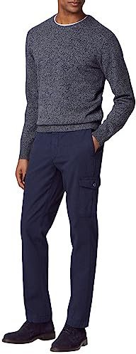 HACKETT LONDON Herren Cargo Texstretch Hose, Blau-Navy Blazer, 40W/32L