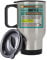 Getagift Personalised Name Coffee Prescription Silver/White Insulated 14oz Travel Tea/Coffee Mug. (Silver)