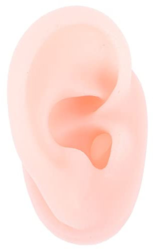 Mikikit künstliches Ohrpassstück piercing-Übungsmodell Silikon-Körperteile zum Piercing werkzeug Piercing-Set Ohrpiercing-Modell Schmuckohrmodell Modellieren falsches Ohr falsche Ohren