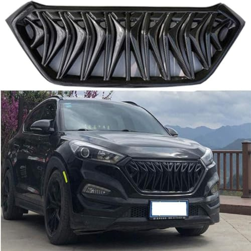 Auto-Frontgrill geeignet, kompatibel mit Hyundai Tucson 2015 2016 2017 2018, Kühlergrill