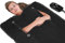 Manta de sauna infrarroja para uso doméstico, diseño portátil para relajación y desintoxicación (negro)