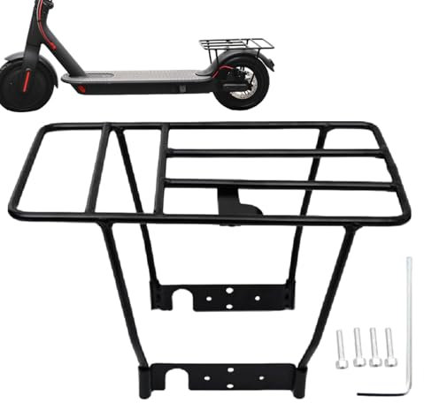 Dmuzsoih Porte-bagages pour scooter, étagère pour scooter électrique | Accessoires pour trottinettes - Support de chargement arrière de Scooter en alliage d'aluminium, grande capacité pour les légumes