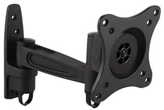 Avtex AK85TM Compact TV Wall Mount – Tilt and Swivel Bracket | For 13-27 Inch LCD/LED TVs and TV/DVD Combinations, VESA-Compatible