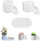 Lot de 5 moules en silicone pour Vase, 2 Vases + 1 Plateau + 2 Couvercles,Forme en résine pour vase DIY,Forme en Epoxy pour Vase,forme en silicone pour Vase