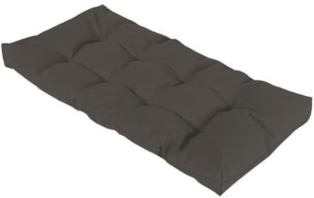 Bankauflage für den Außenbereich 1 2 3 und 4 Sitzer 8cm Schaukelauflagen Wasserdicht Rutschfest Gartenbankauflage Gartenmöbel Rechteckige Sitzauflage für Terrasse Fenster,Dark gray,190x60cm