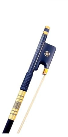 Geigenbogen 2 stücke Plaid Schwarz Carbon Fiber Viola Bogen 4 4 Weiß Rosshaar Kupfer Montiert