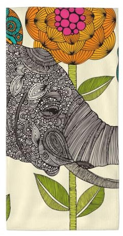 WSHFFILO Handtuch mit Elefantenmotiv, schnelltrocknend