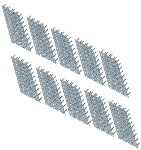 Galvanised Tooth Truss Plate Connector 50mm x 129mm Timber Mending 10PK