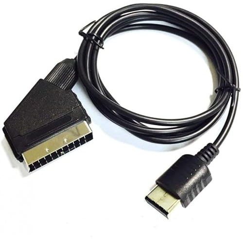 micompuTer Câble vidéo RGB Sega Dreamcast 180 cm, péritel, péritel, câble audio vidéo compatible OSSC