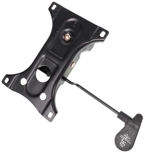 Toyvian Robuste Drehstuhl untergestell Metallplatte Stabile Stuhl Basis mit Neigemechanismus Ersatzteil für Bürostuhl mit Einfacher Montage Kompatibel für Büro Drehstühle
