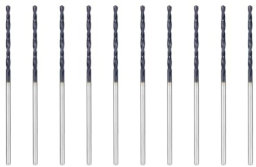 HILPATY Metallbohrer M35 HSS Bohrer Professional Geschliffen Kobalt Spiralbohrer fur Edelstahl und Metall (1.0mm x 34mm x 10pcs)