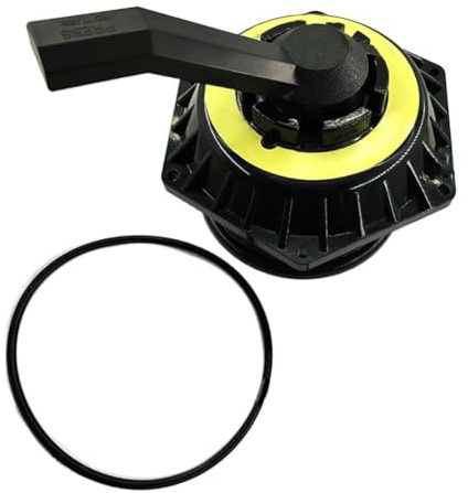 EasyByMall 272531 Kit de remplacement pour vanne supérieure pour vannes multiports 6 voies piscine et spa – Haut débit, plastique, comprend valve et joint