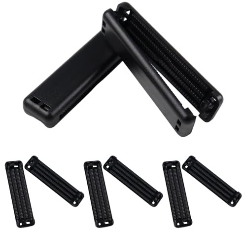 4 Pièces,Ajusteur Universel de Ceinture de Sécurité Voiture | Pinces à Ceinture de Sécurité de Voiture Polyvalente,Réducteur de Pression pour Épaules et Cou,Noir