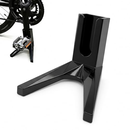 BAVUNV Fahrradständer, Tragbarer Fahrradpedalständer, ABS Fahrrad Ständer Fahrrad Parkständer Fahrradpedalunterstützung für Rennräder Gravelbikes Mountainbikes (Schwarz)