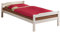 IDIMEX Massivholzbett Einzelbett Jugendbett Tagesbett Gästebett Bettgestell Moritz, Kiefer massiv, 90x200cm weiß lackiert