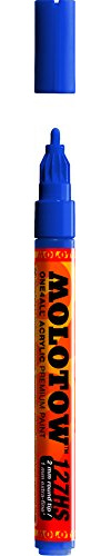 Molotow 127-HS Marker ONE4ALL, 2mm Spitze, 5,0ml, echtblau