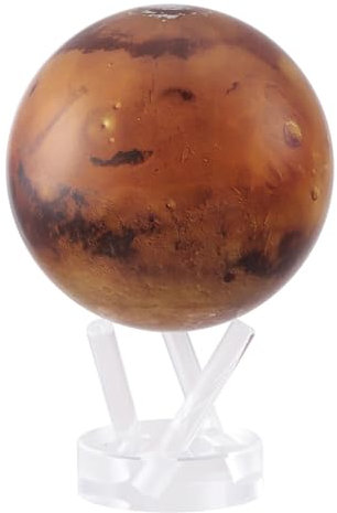 MOVA Globe Mars Serie Weltraum, 15,2 cm (6 Zoll), mit Standfuß, rotierender Globus, solarbetrieben, einzigartiges Geschenk und Dekoration für Zuhause oder Schreibtisch, für Männer, Frauen, Kinder