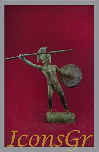 IconsGr Antike griechische Bronze Museum Statue Replica von Leonidas King of Sparta (1149)