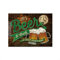 Nostalgic-Art Retro Kühlschrank-Magnet, 6 x 8 cm, Beer O'Clock Glasses – Geschenk-Idee für Bier-Fans, aus Metall, Vintage Design