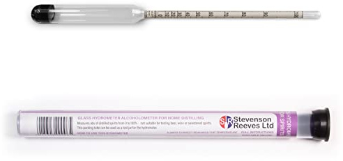 Stevenson Reeves Spirit Hydrometer (S1410) - For Home Distilling
