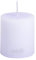 Sovie CANDLES Stumpenkerze | Hochzeit Taufe Kommunion Blockkerze | 1 Flachkopfkerze in Lila (Ø50mm x 60mm)