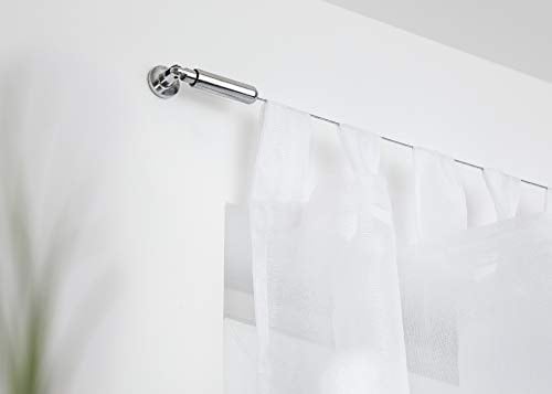 Lichtblick Seilspanngarnitur 500 cm, Edelstahl Optik Edelstahl Optik | Seilspanngarnitur 500 cm Länge, kürzbar, Verspannt, Raumtrenner, Anschraubbar