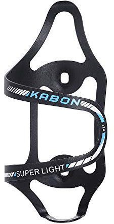 Fahrrad Flaschenhalter,KABON Einstellbare Aluminiumlegierung Leichtgewicht Fahrrad Wasserflaschenhalter für Outdoor-Aktivitäten (Blau)