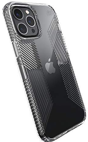 Speck Products Presidio Perfect-Clear Grip Schutzhülle für iPhone 12 Pro Max, transparent/transparent