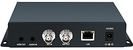 ORIVISION H.265 HEVC SDI Video-Encoder mit OLED, HTTP, UTP, RTSP, RTMP, RTMPS, SRT, RTP-Protokoll, für Live-Übertragung auf YouTube, Facebook Wowza Xtream Codes, unterstützt POE (CE & FCC)