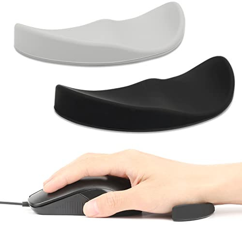 Ergonomic 2-Piece Mouse & Keyboard Wrist Pad - Smooth Gliding, Wrist Pain Relief - Office, Laptop & Gaming