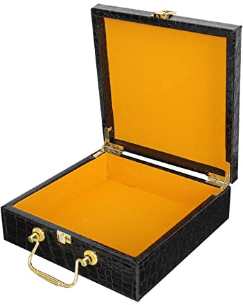 TOPBATHY Kasten Holzkiste Vitrine Für Reise Humidor Glas Desktop-humidor-gehäuse Zigarrenetui Reise-humidore Koffer Aus Holz Lederhalter Lagerung Reisen Zubehör Pu