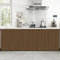 LIVEINU Schrankvorhänge für Küche, Kleiderschrank, Badezimmer, Staubdichter Vorhang für Regale, Wandpaneele, hängende Tür, Japanische Noren Selbstklebend 80x80cm Braun