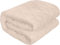 Utopia Bedding Gesteppter Matratzenschoner 160 x 200 cm, Spannmatratzenauflage, Tiefe Tasche Matratzenbezug dehnt Sich bis zu 30 cm (Beige)