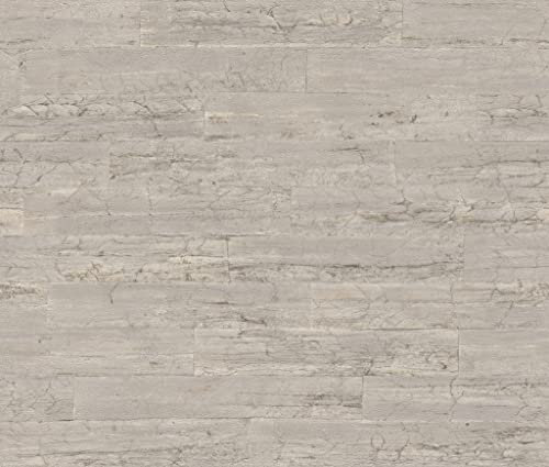Rasch Tapete 537024 - Vliestapete in Hellgrau mit Holzoptik aus der Kollektion Curiosity - 10,05m x 0,53m (LxB)