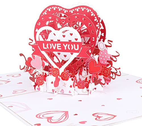 Favour Pop Up® - 3D liebe Grüsse zum Muttertag, zum Geburtstag, zum Jubiläum. Mit Einschiebekarte zum Beschriften. TL065